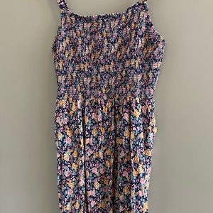 Floral stretchy Midi Old Navy Cami Dress LARGE
